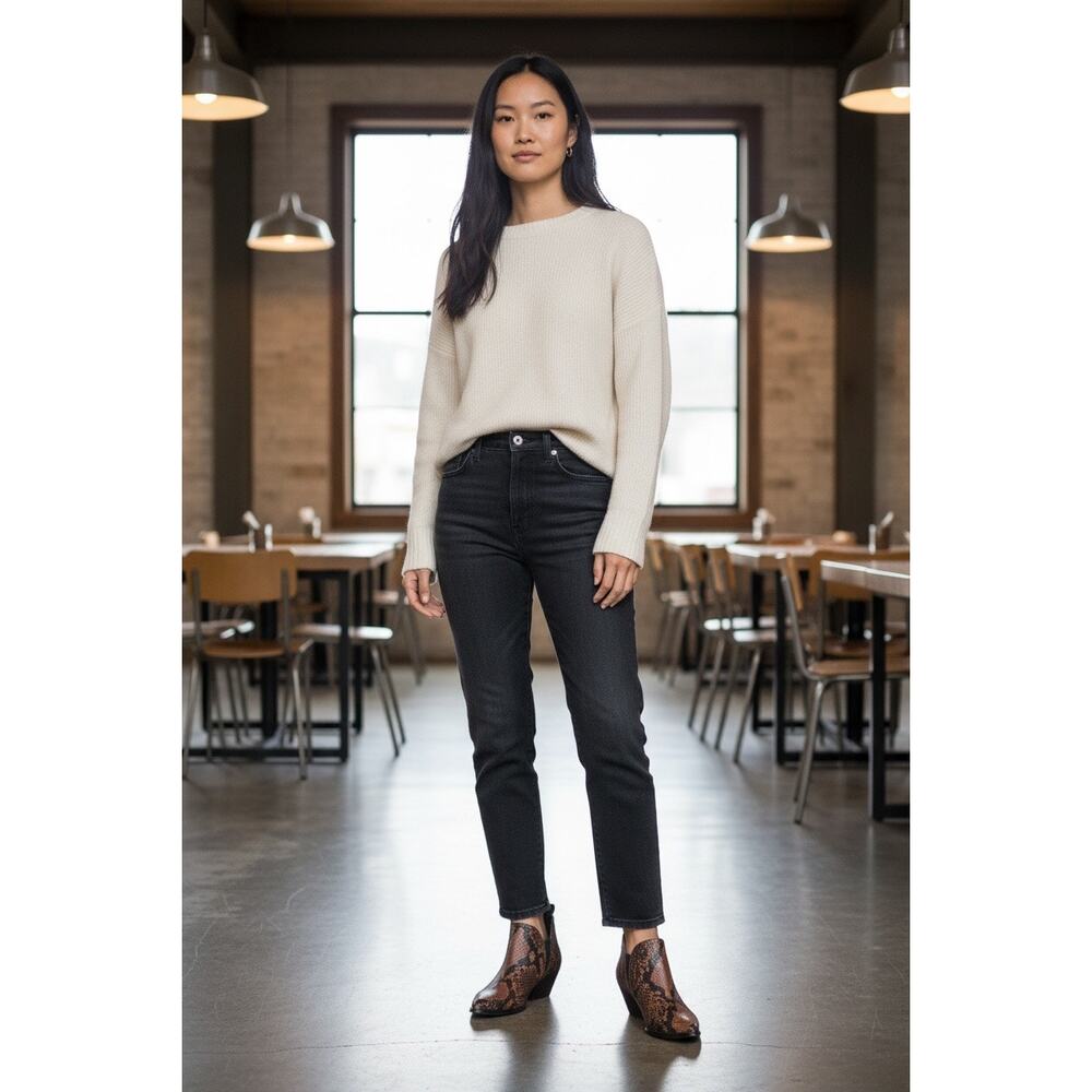 Marc Fisher Python Snake Print Leather Western Ch… - image 7